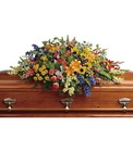 Colorful Reflections Casket Spray from Boulevard Florist Wholesale Market